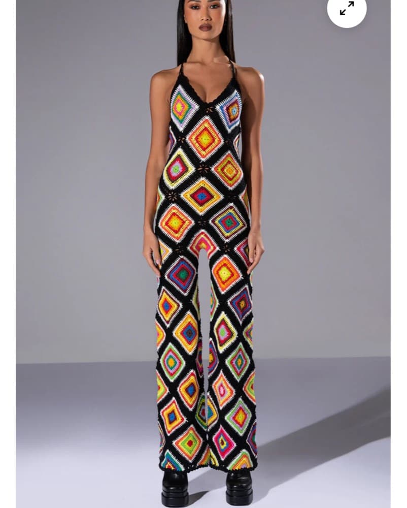 CROCHET HALTER JUMPSUIT - Image 4