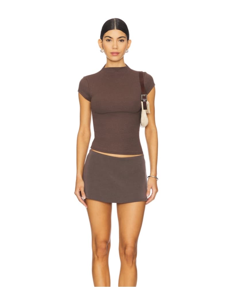 Gem Tee and Aria Skirt - Geel - Image 1