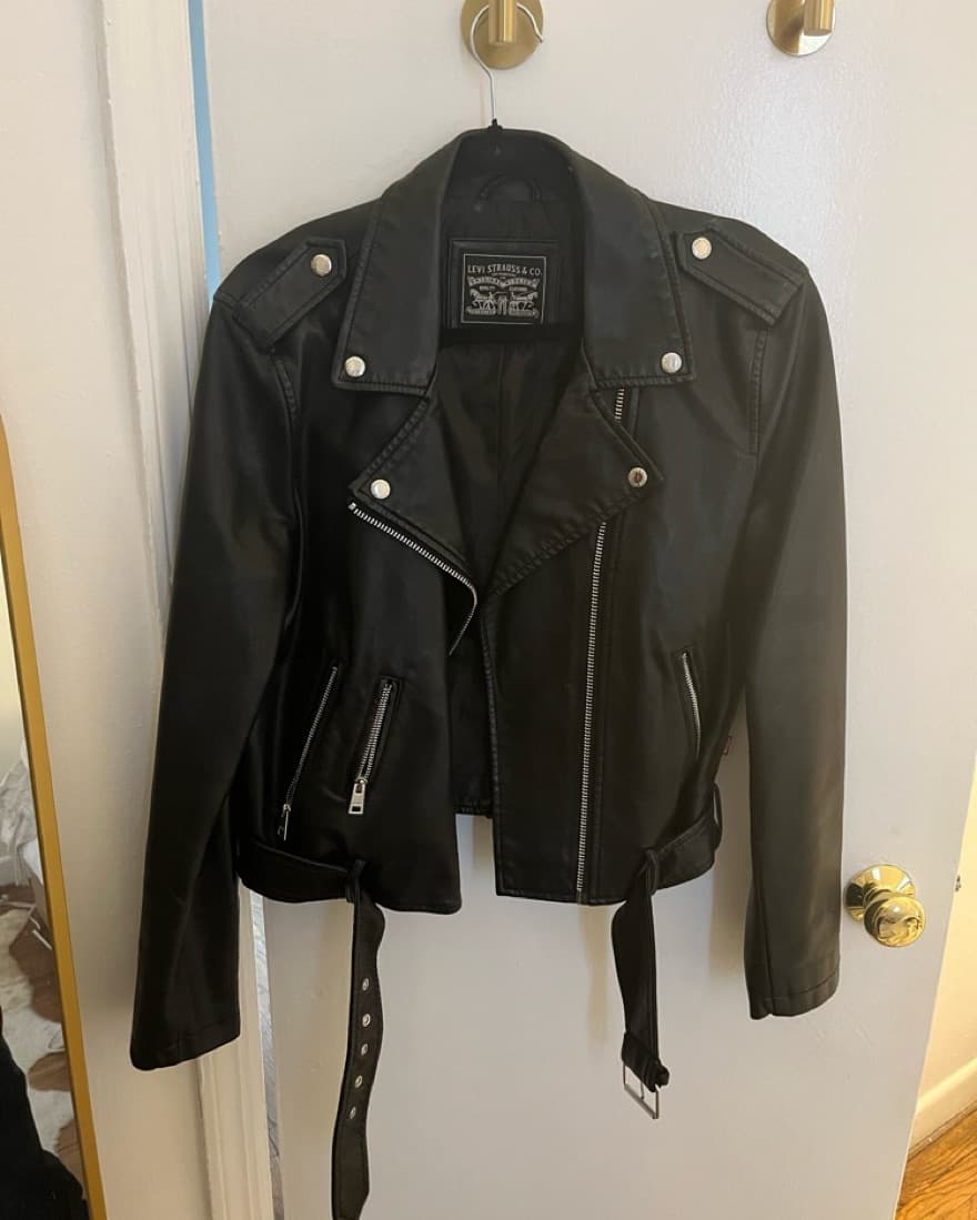 Levis Leather Motto Jacket - Image 1