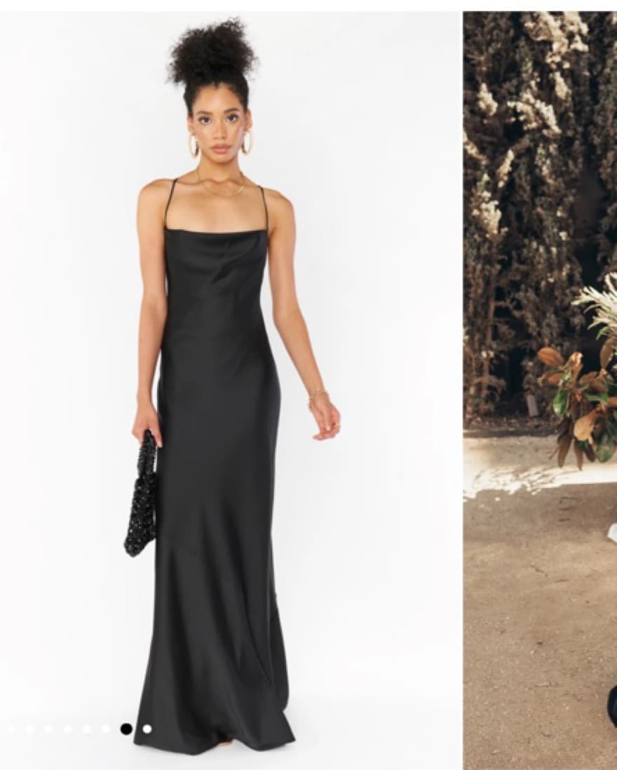 Show Me Your Mumu Black Silk Dress - Image 1