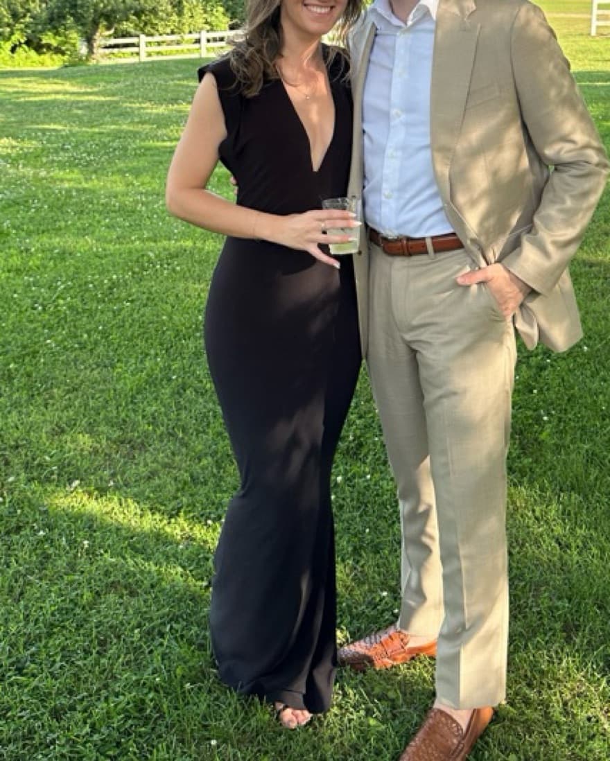 Norma Kamali X Revolve V Neck Gown - Image 1