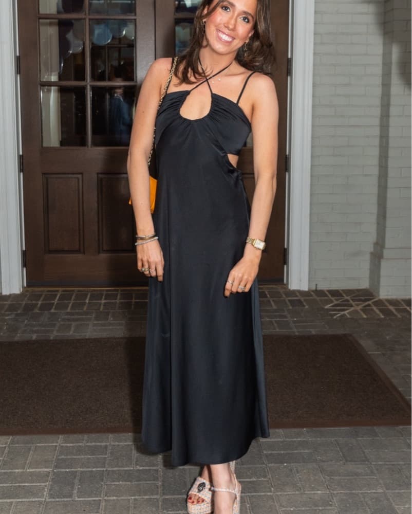 ALC Sienna Halter Neck Satin Midi Dress  - Image 1