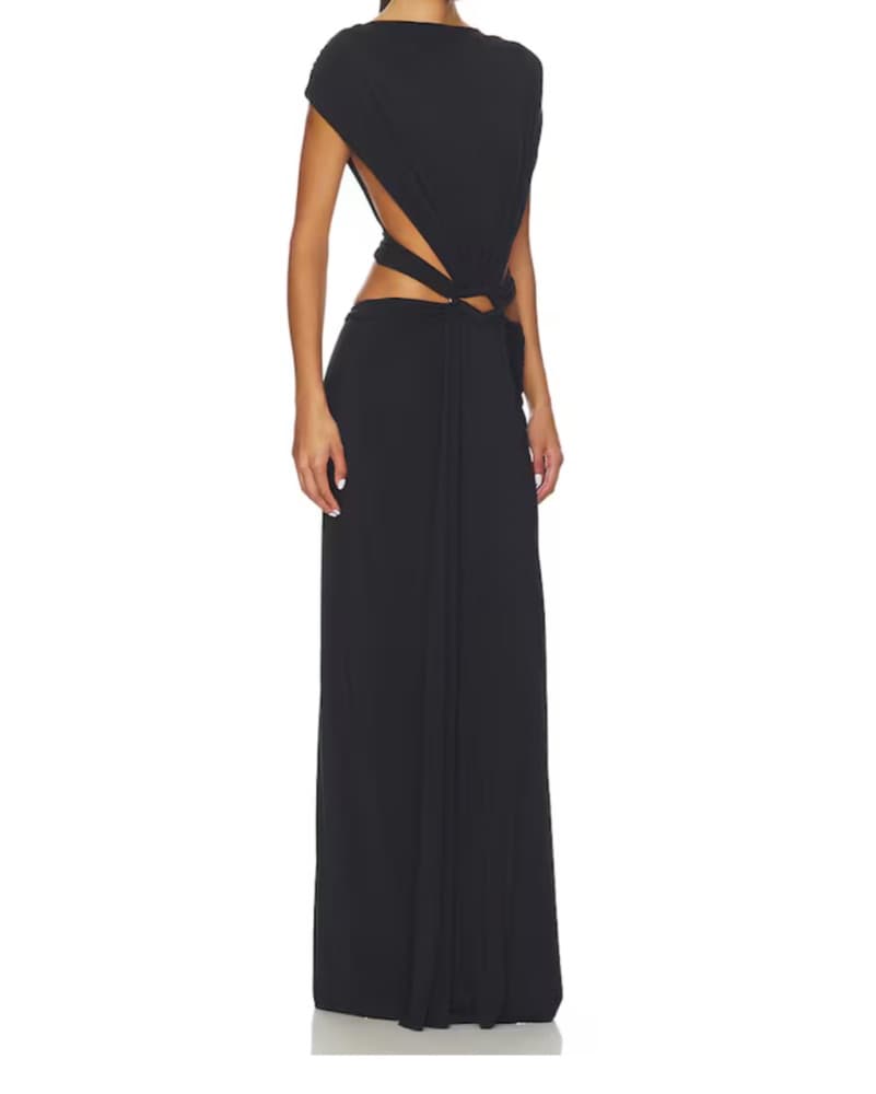  Black Maxi Dress - Image 2