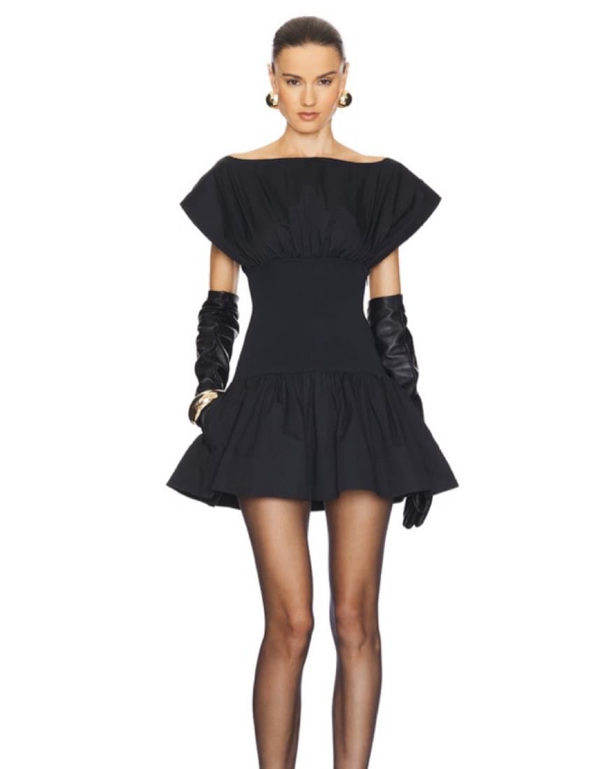 Helsa Mini Dress In Black  - Image 1