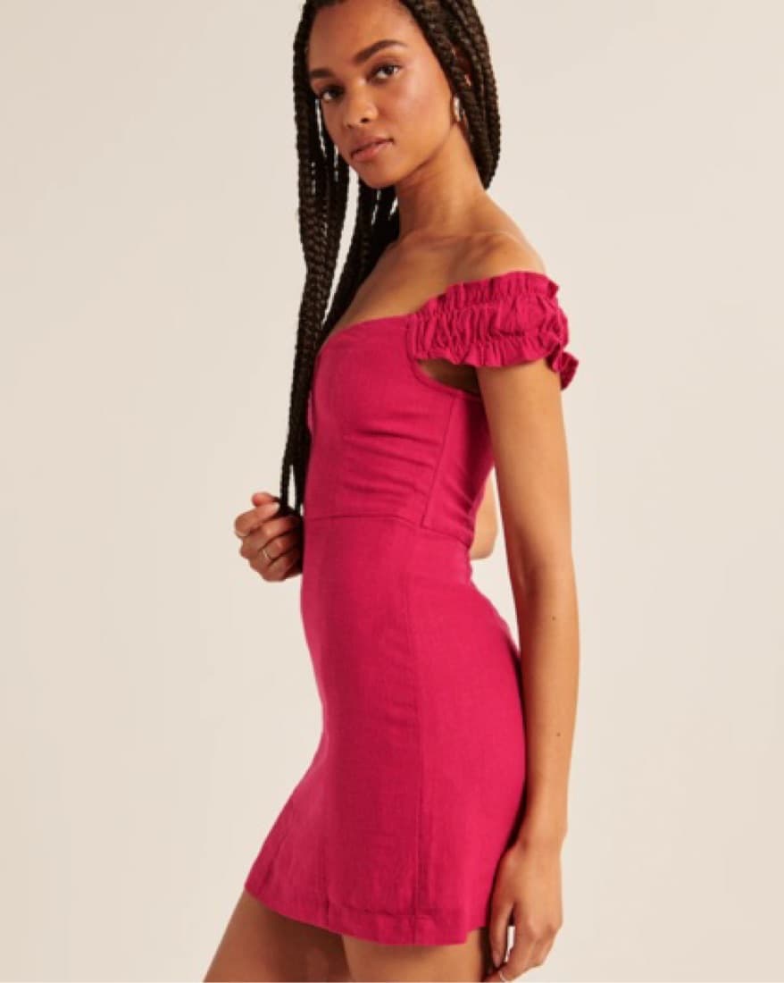 Off The Shoulder Mini Corset Dress - Image 3