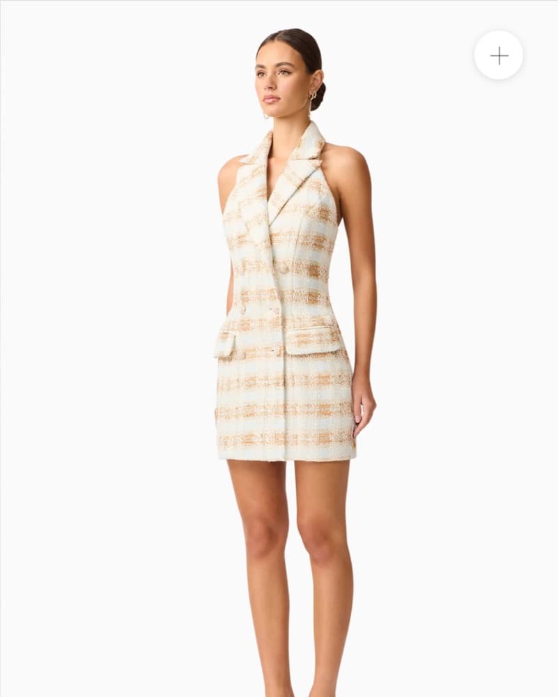 Chic Striped Halter Dress - Image 3