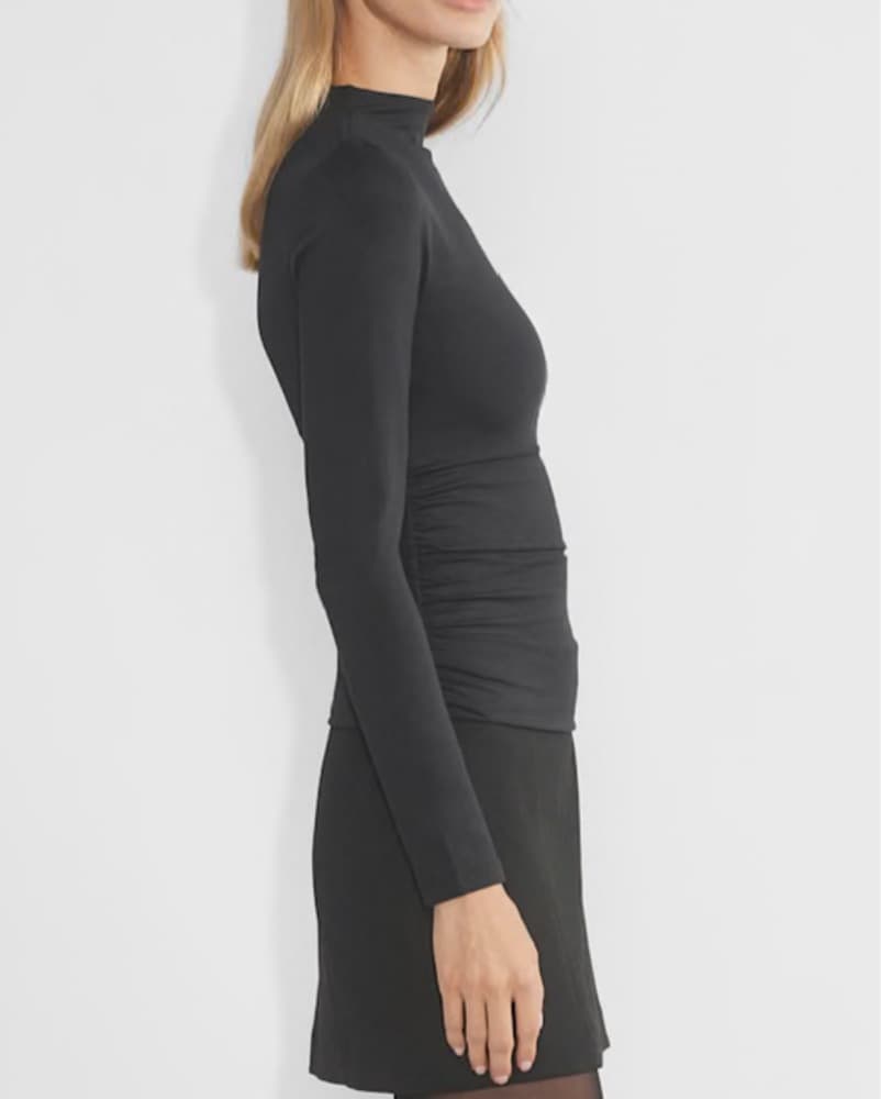 Aritizia Contour Ruched Mockneck Longsle - Image 2