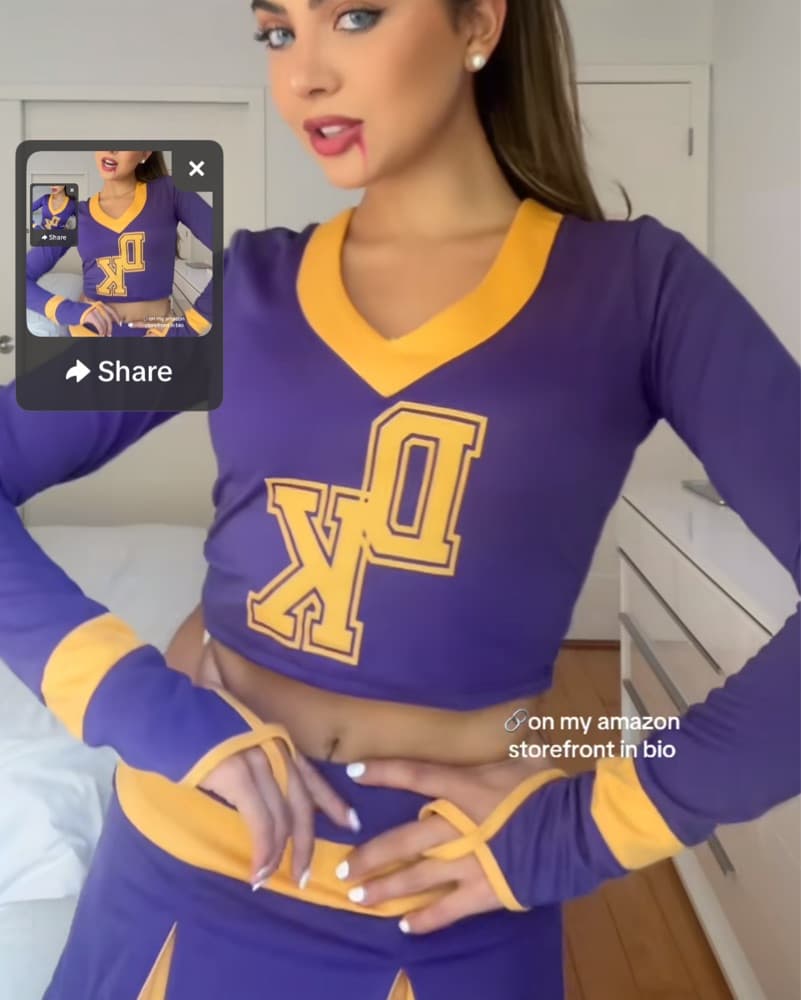Jennifers Body Cheerleader Costume 📣💜 - Image 1