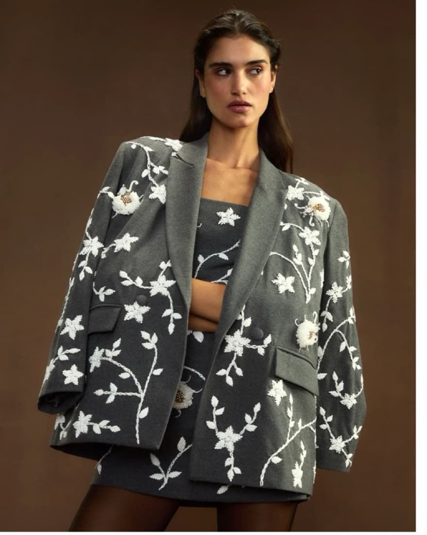 Cynthia Rowley Floral Suit - Image 6