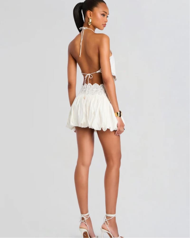 Retrofete White Lace Summer Set - Image 4
