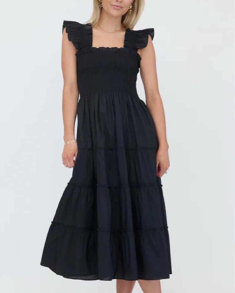 Hill House Black Nap Dress - Image 1