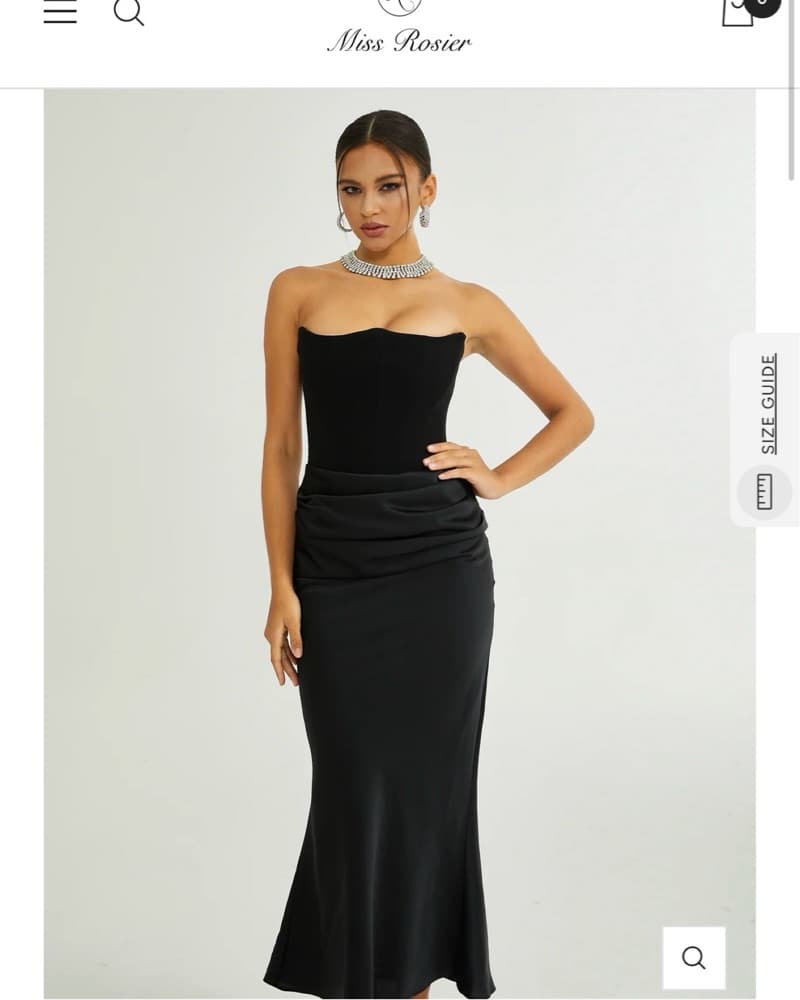 Black Corset Gown  - Image 1
