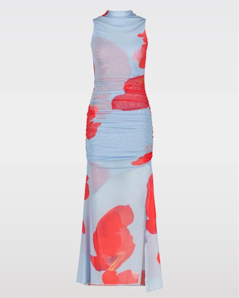 Saemdi Floral Mesh Dress - Image 1