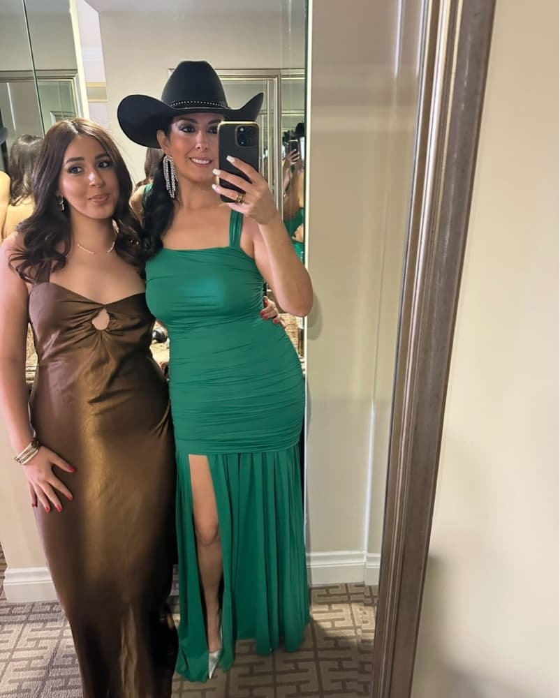 Green Long Maxi Dress - Image 3