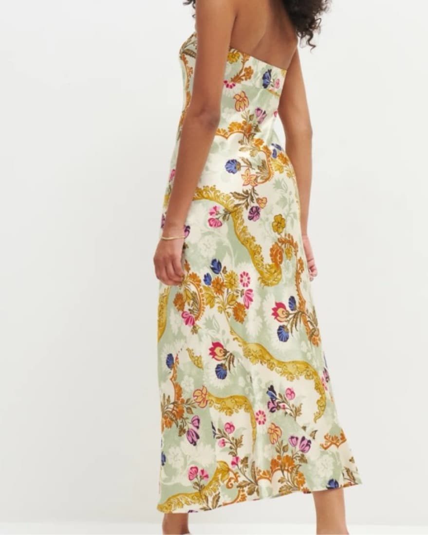 Reformation Joana Silk Dress - Image 2