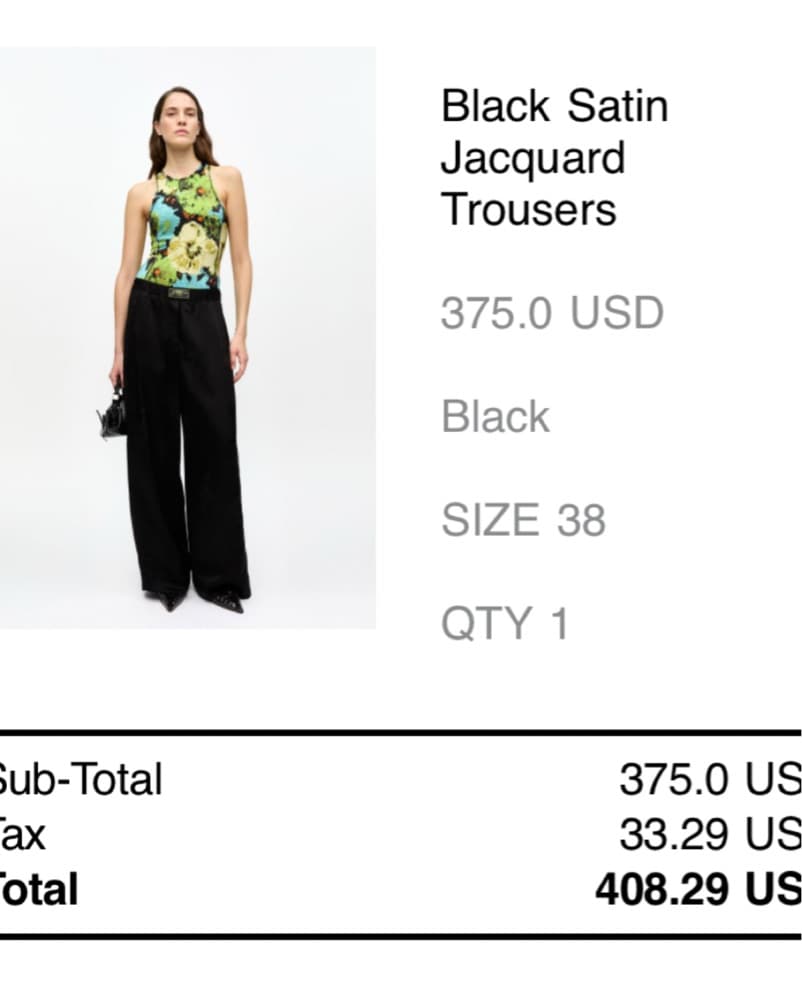 Black Ganni Pants - Image 3