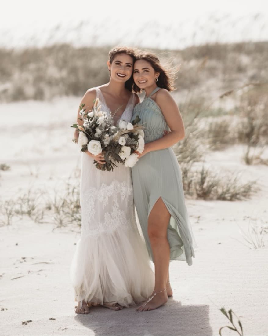 green halter neck midi with slit - Image 1