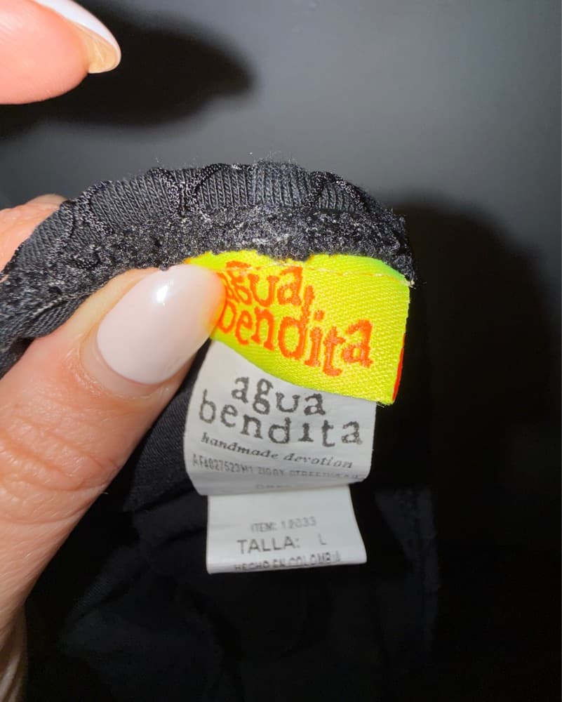 Agua Bendita Black Mesh String Dress  - Image 5