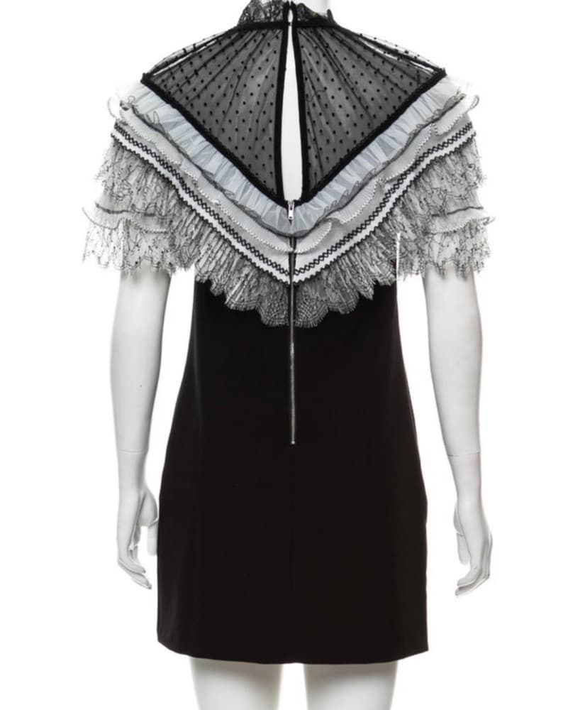 Self Portrait Lace Mini Dress - Image 3