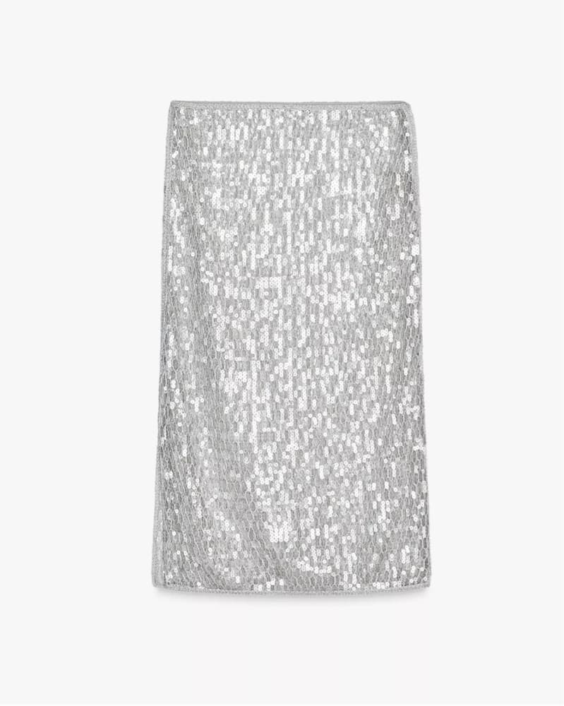 Zara Sequin Midi Skirt - Image 3