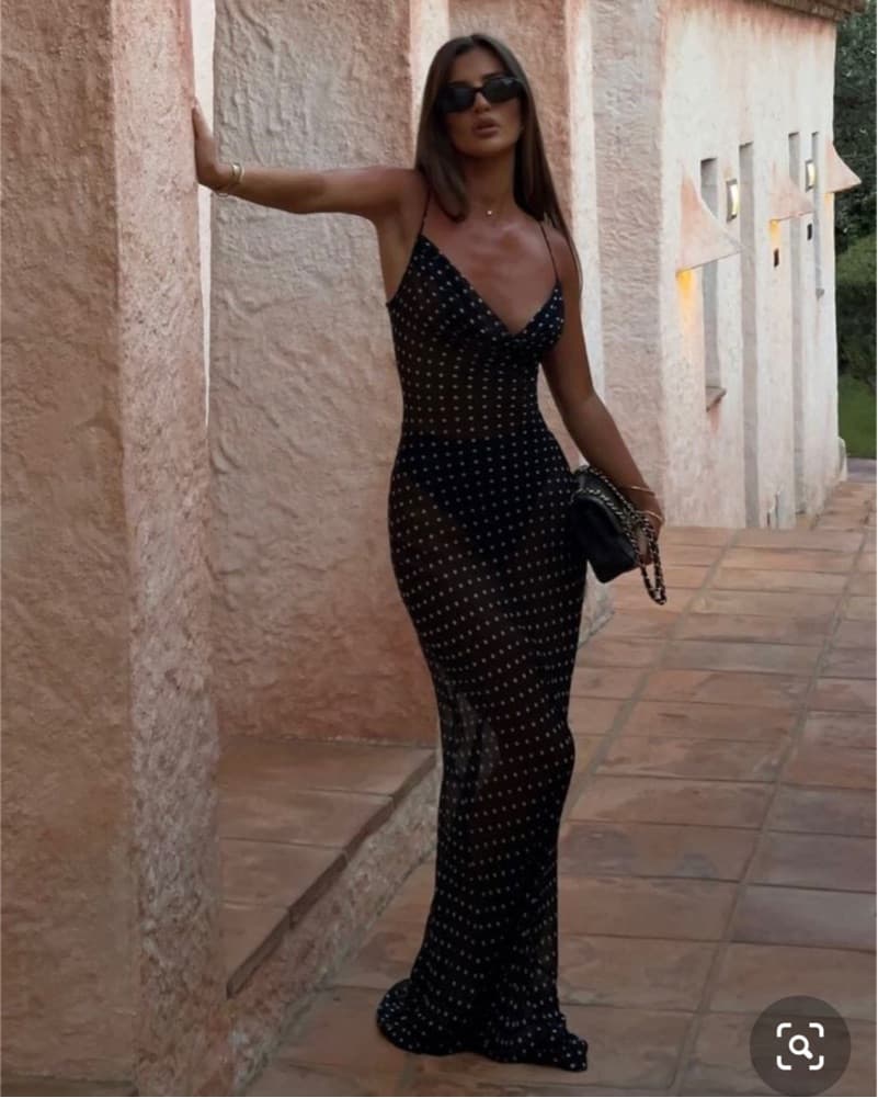 Rat And Boa Gisele Polka Dot Dress - Image 1