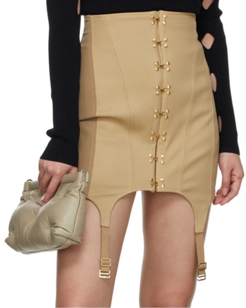 Dion Lee Corset Garter Skirt - Image 1
