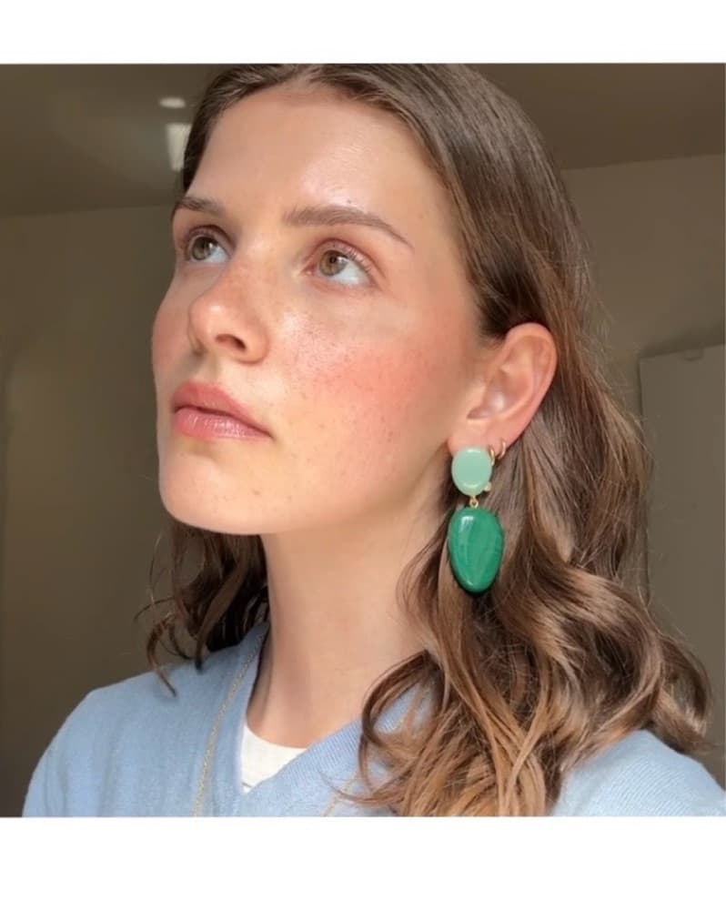 Sezane Green Carla Earrings - Image 3