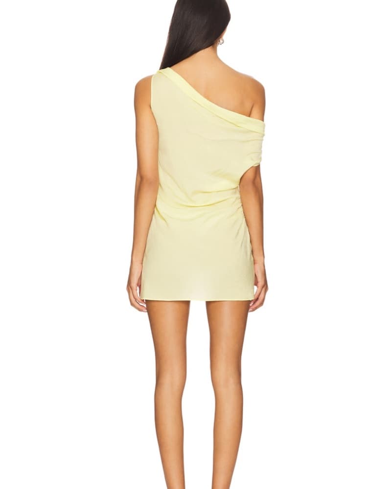 Chic One-Shoulder Mini Dress - Image 4