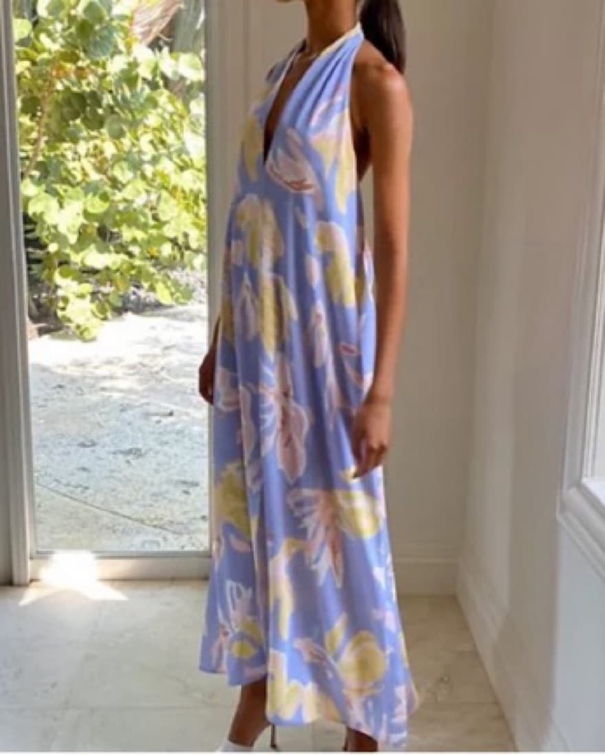 Babaton Britannic Halter Maxi - Image 1