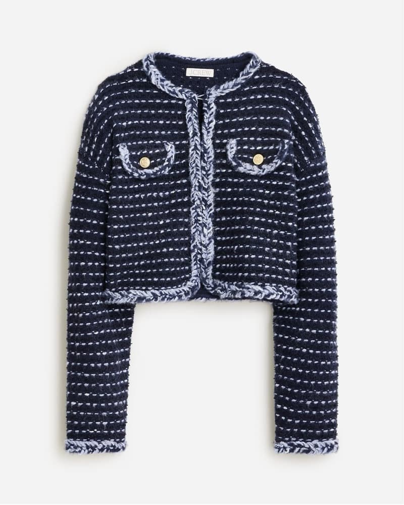 Cropped Knit Cardigan - Image 2