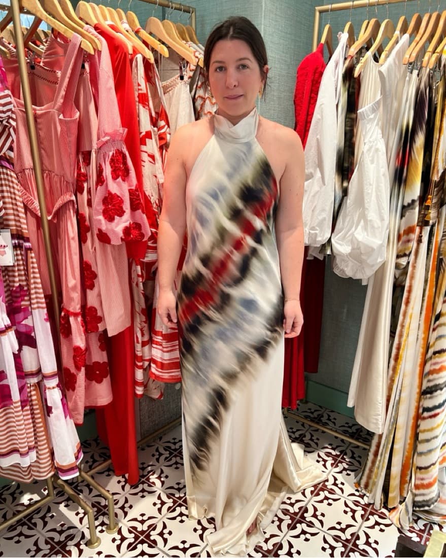 Silvia Tcherassi Sheryl Maxi Dress in Ivory - Image 3