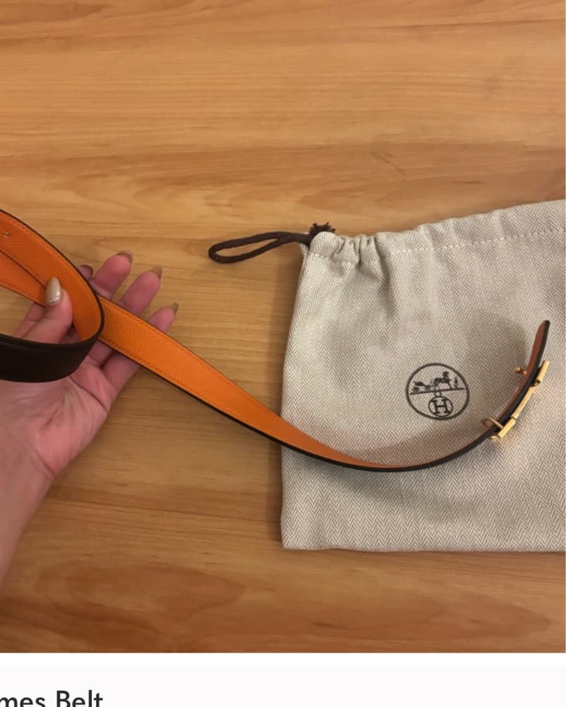 Hermes Belt Gold Decal - Image 3