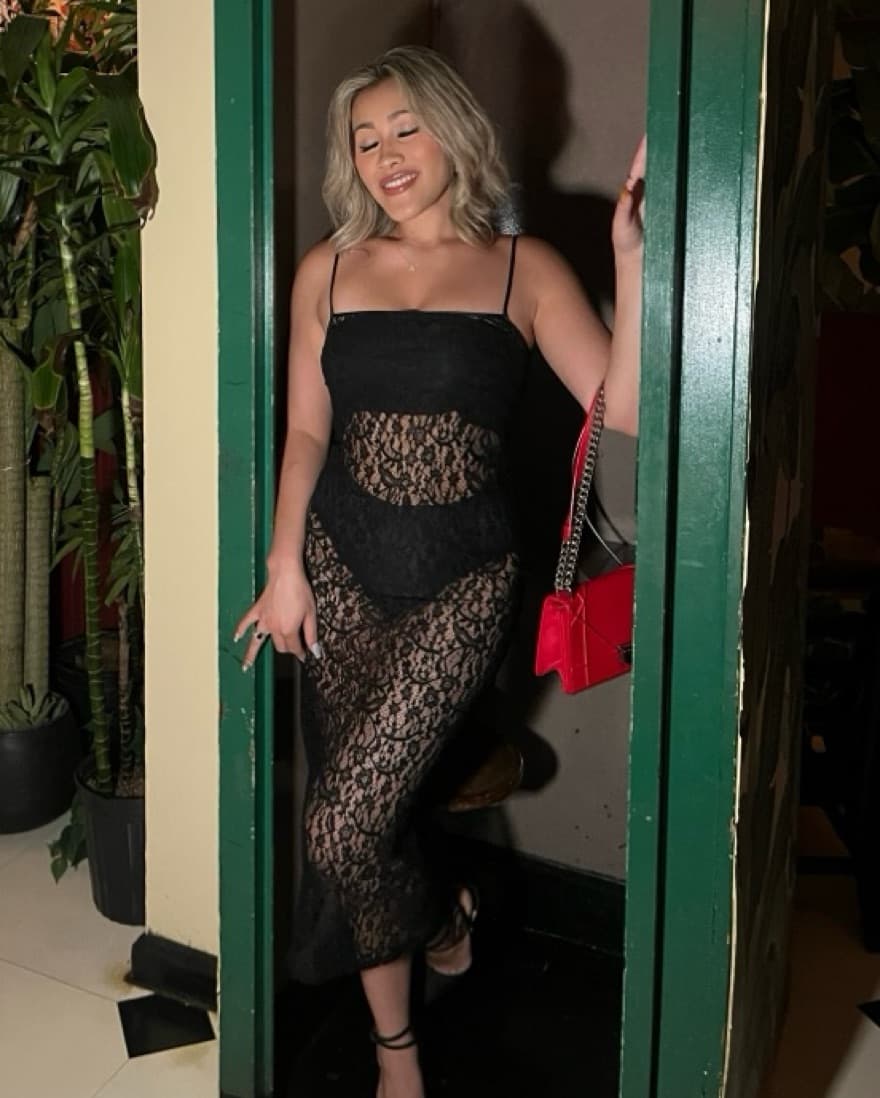 Rumored Lace Mid Dress - Image 4
