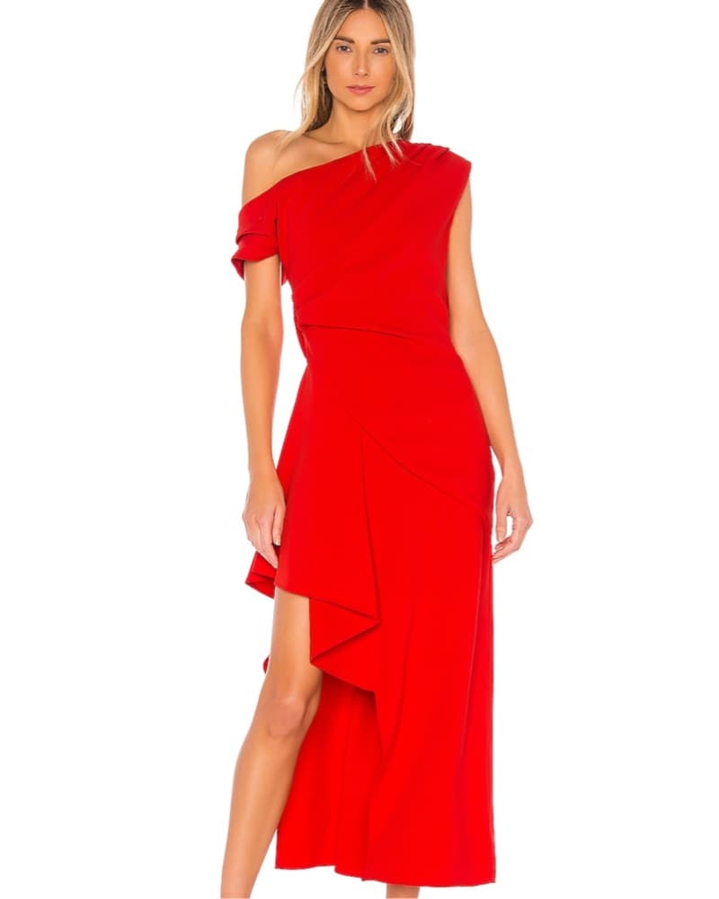 Pallas Dress In Red - Image 1
