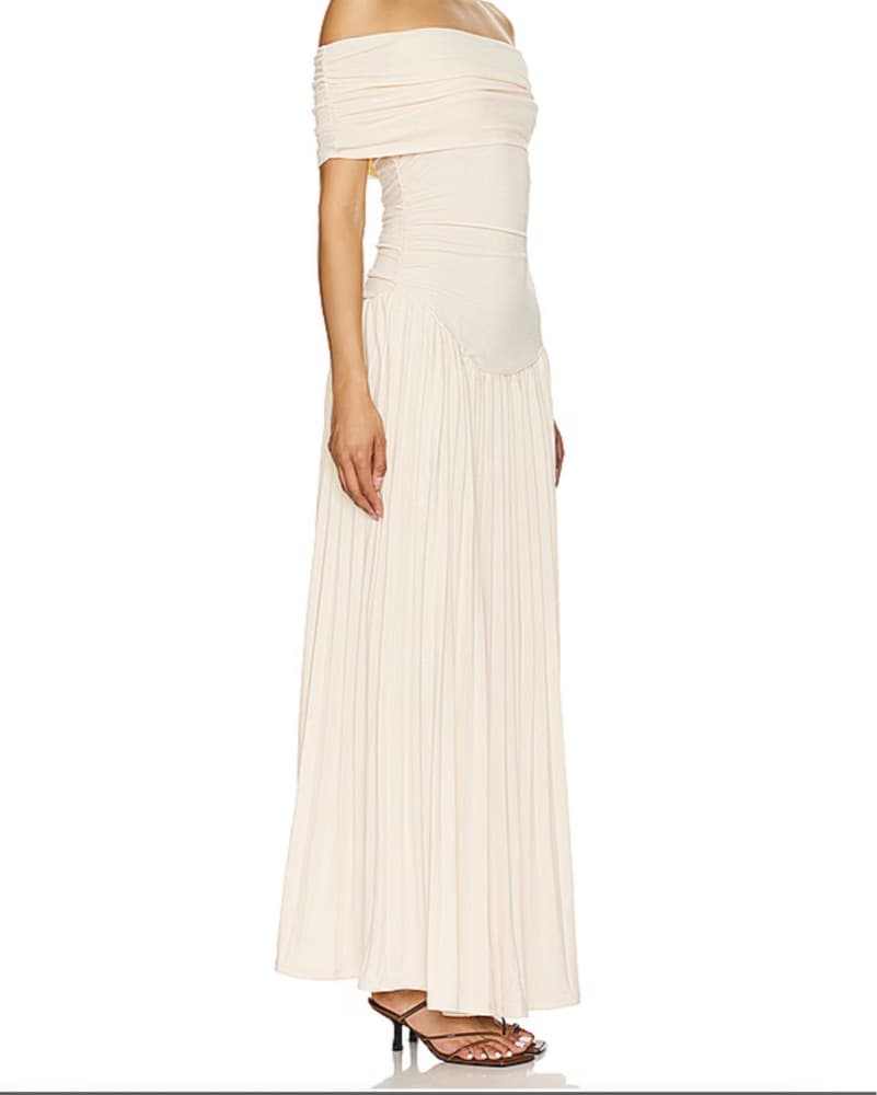 Lioness Dropwaist Cream Dress - Image 2
