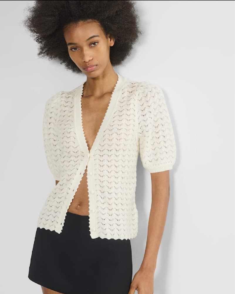 Short Sleeve Cardigan  - Image 1
