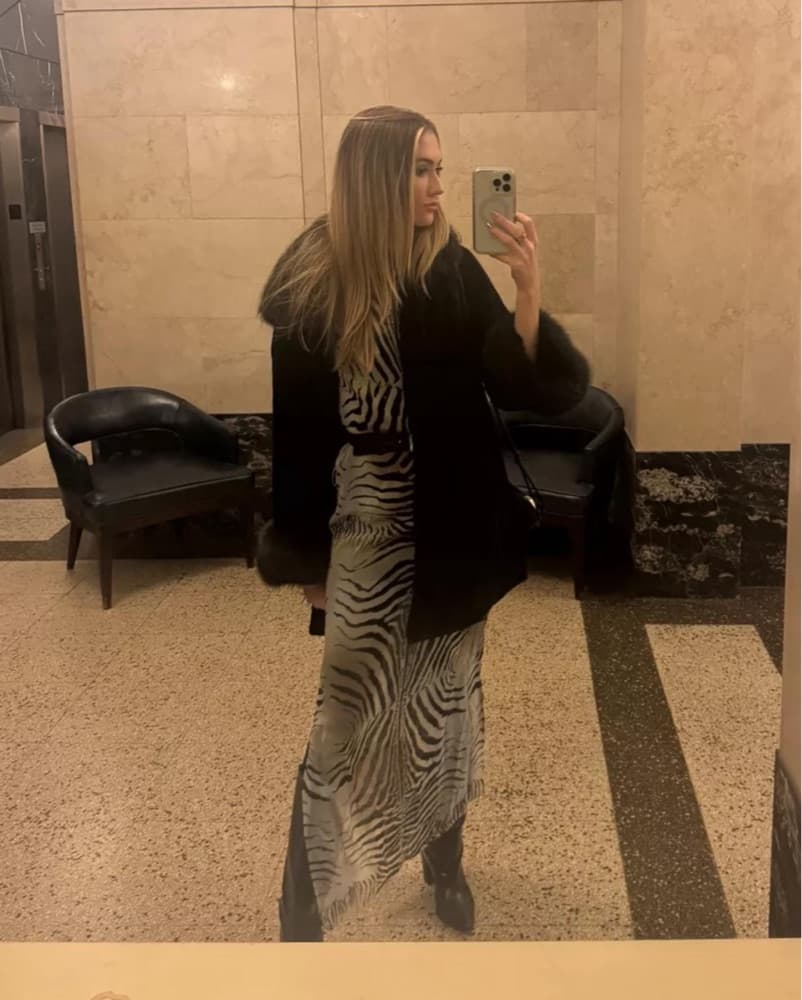 Paris Georgia Zebra Dress | Western Chic, Safari Dress, Animal Print Dress - Image 3