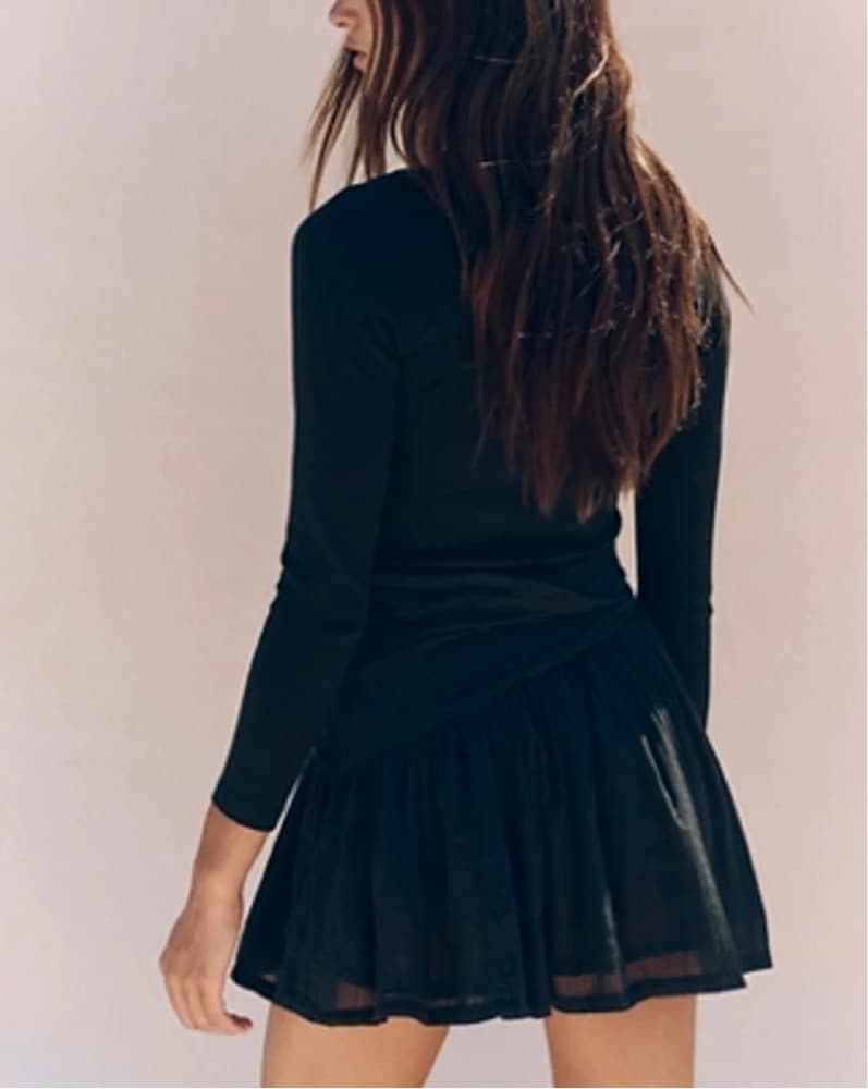 Free People Drop-Waist Mini Dress - Image 2
