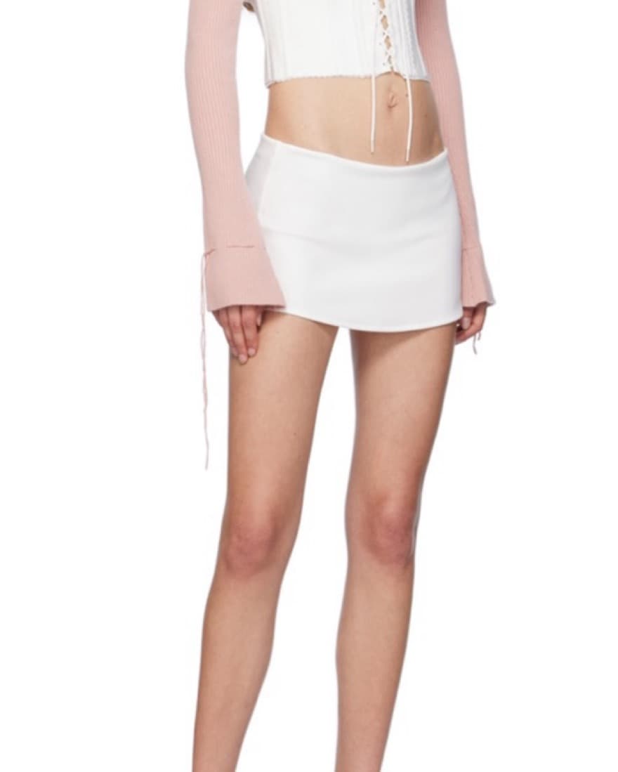  Guizio Micro Mini Stretch Skirt - Image 2