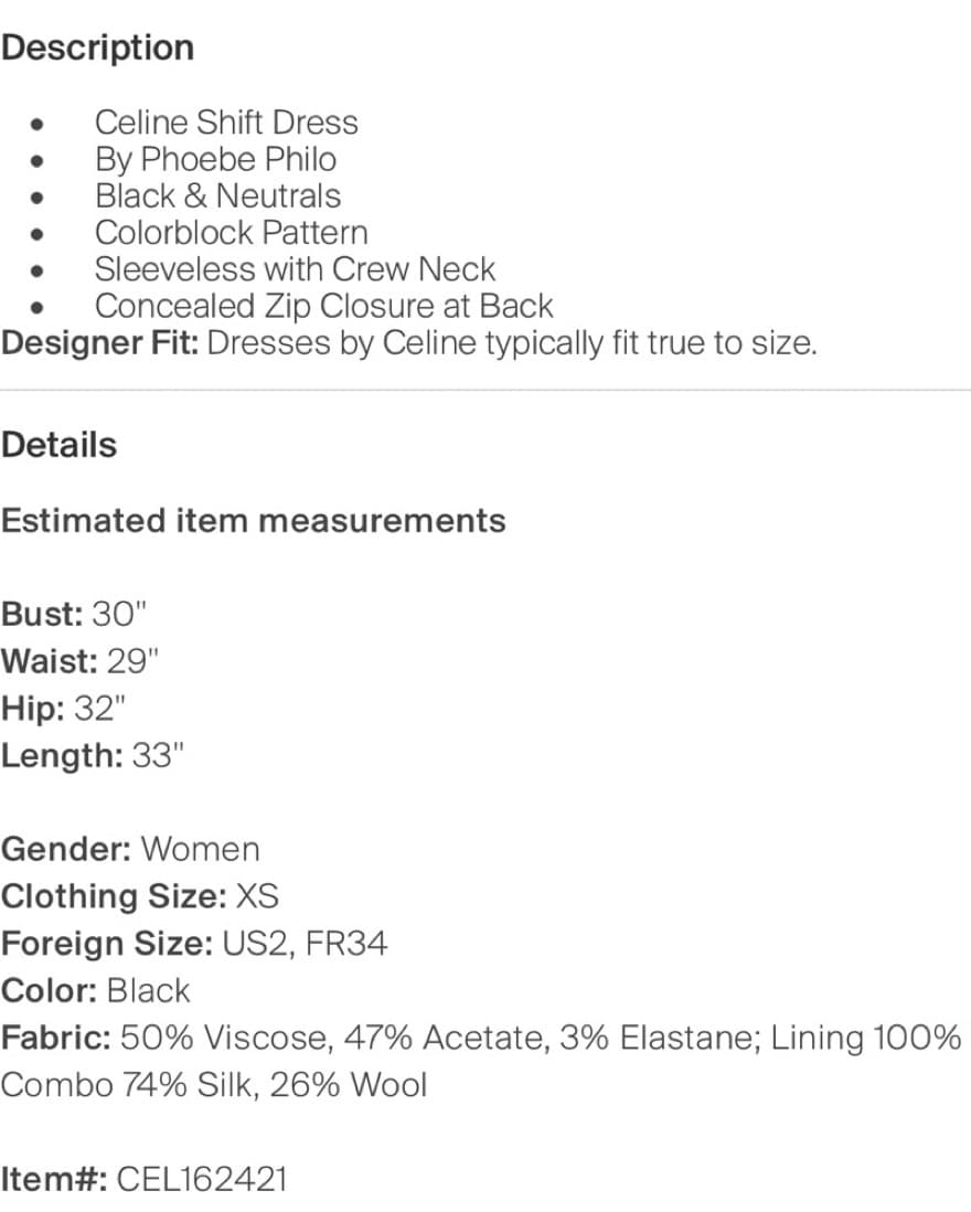CELINE Colorblock Silk Shift Dress  - Image 4