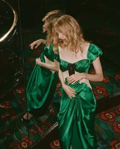 Dôen Veda Dress - Green - Image 1