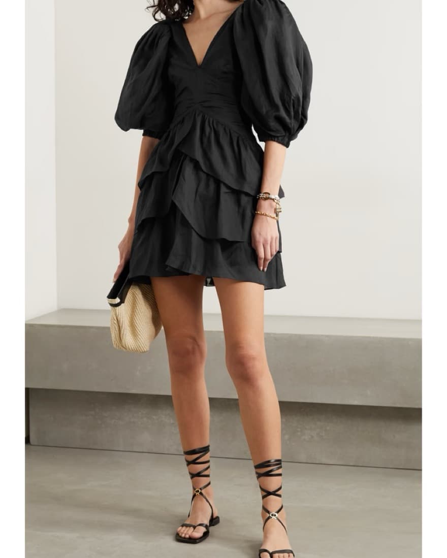 Isabel Marant Ruffle Mini Dress - Image 1