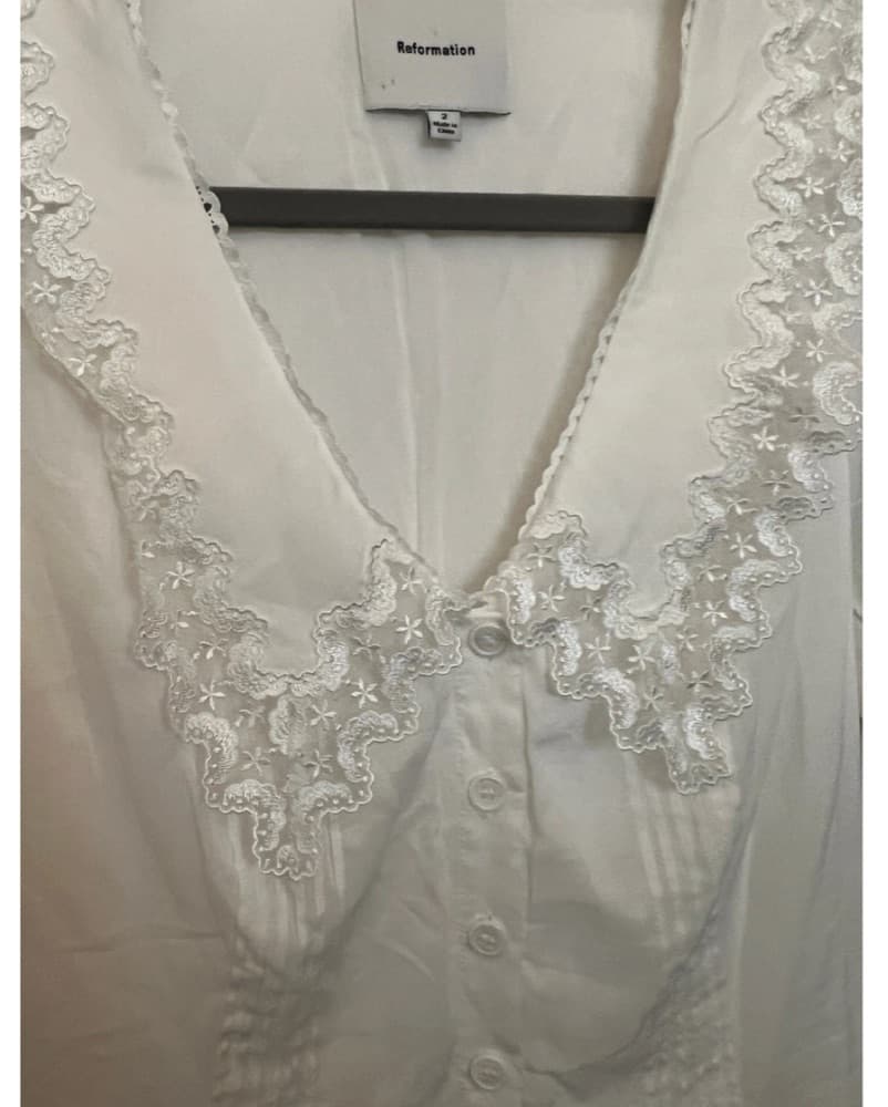 Reformation Natural Nonie Dress Mini - Image 3