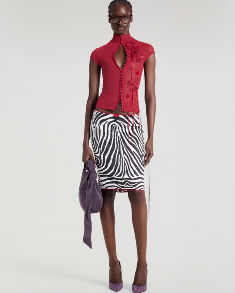 Fanci Club Botany Mesh Top - Image 4