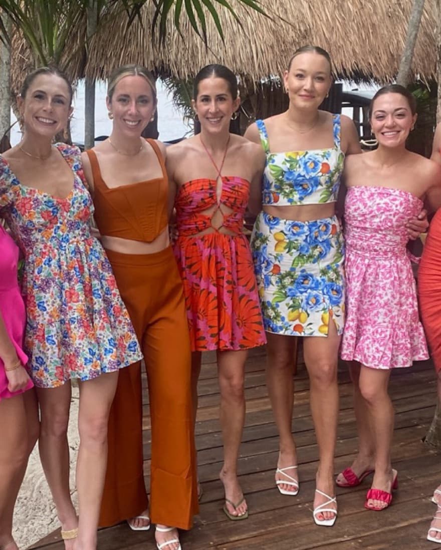 Farm Rio Pink Copacabana Mini Dress - Image 5
