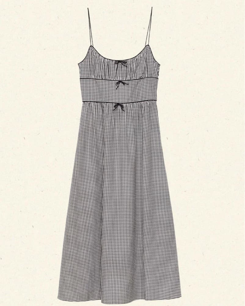 DOÊN Gingham Maxi Dress - Image 1
