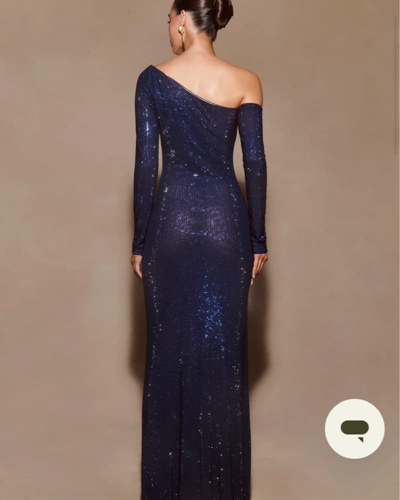 Meshki Diamonte Off Shoulder Dress - Image 3