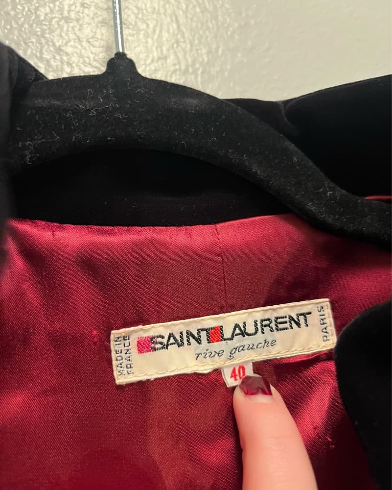 YSL Red Russian Archival Jacket  - Image 2