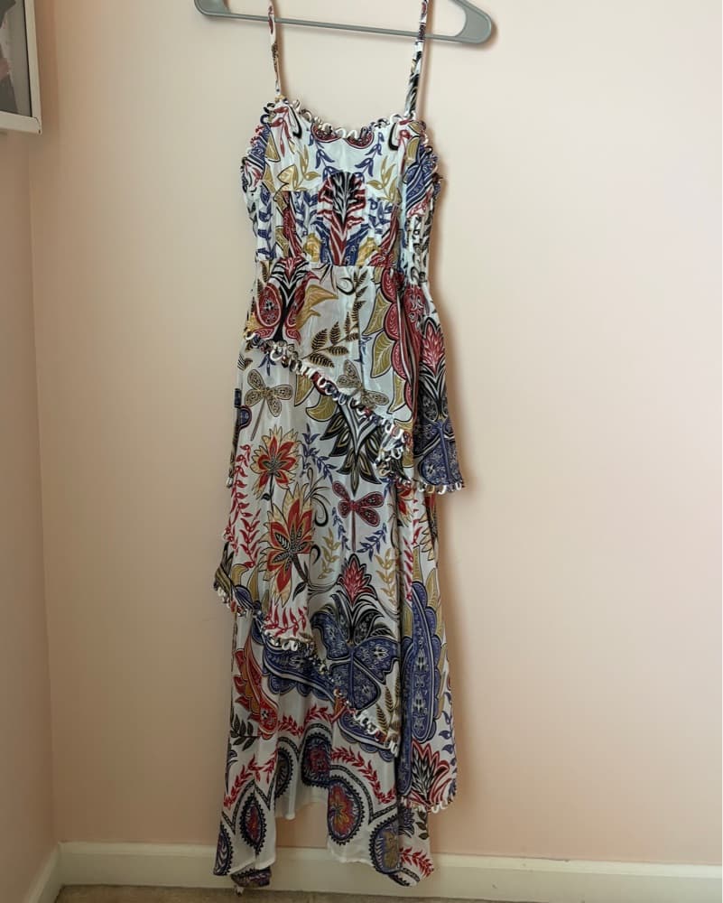 Farm Rio Boho Loopy Trim Maxi - Image 2