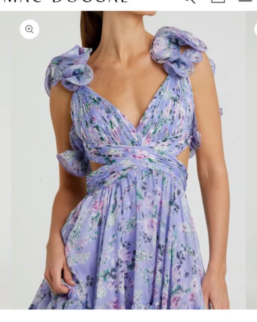 leena For Mac Duggal Midi Formal Dress - Image 3
